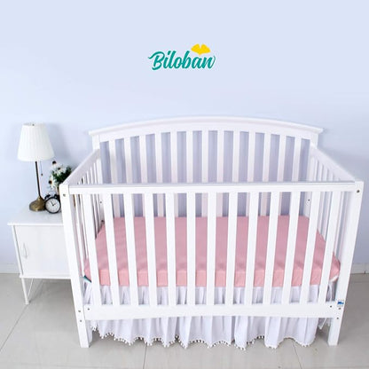 Crib Sheets and Waterproof Crib Mattress Protector 4 Pack Set, Waterproof Crib - Image 6