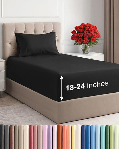 Extra Deep Pocket Twin Sheets by CGKUnlimited