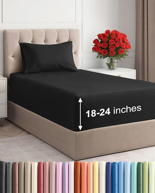 Extra Deep Pocket Twin Sheets by CGKUnlimited