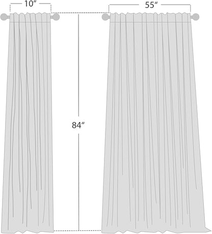 NICETOWN Linen Curtains 84 inches Long, Grommet Thick Flax Linen Privacy Assured - Image 8