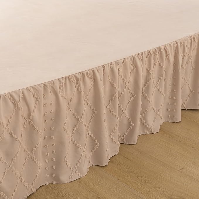Bed Skirt Queen Size Ruffled Bed Skirt - Image 6