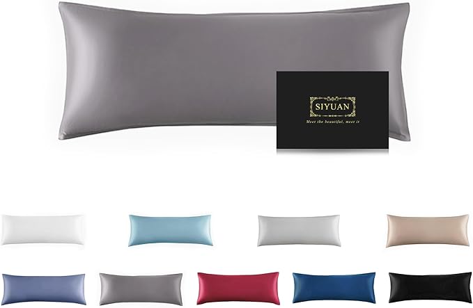 Mulberry Silk Pillowcase for Hair and Skin, Cooling Silk Pillow Case by SIYUAN