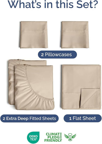 Extra Deep Pocket Split King Sheets - Image 2