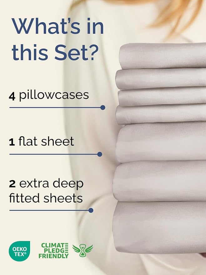 Extra Deep Split King Sheet Set - Image 2