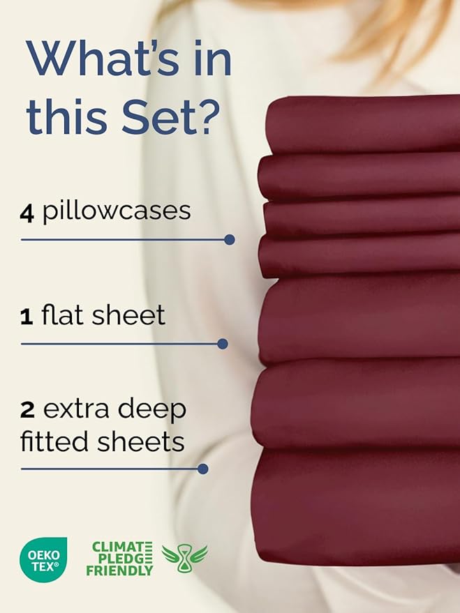 Extra Deep Split King Sheet Set - Image 2