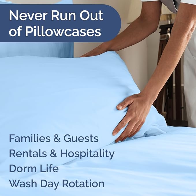 Queen Pillow Cases Set of 6 - Image 5