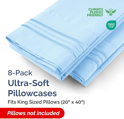 King Pillow Cases Set of 8 - Image 2