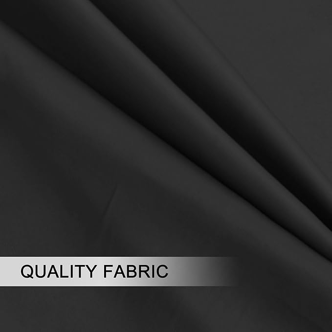 2 Panels Christmas Black Curtain Valances - Image 5