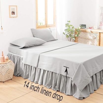 Simple&Opulence Belgian Linen Bed Skirt - Image 3