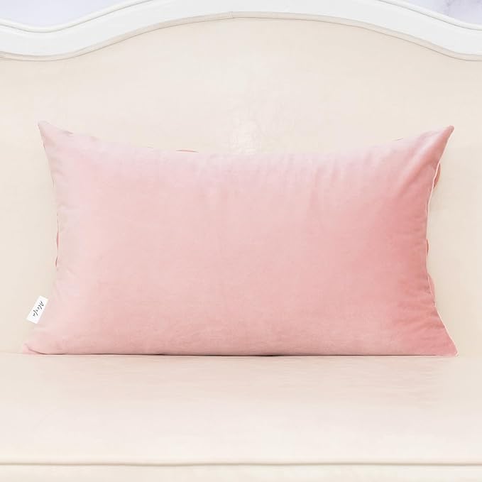 Alerfa 3D Leaves Handmade Throw Pillow Cover Decorative Floral Velvet - Image 2