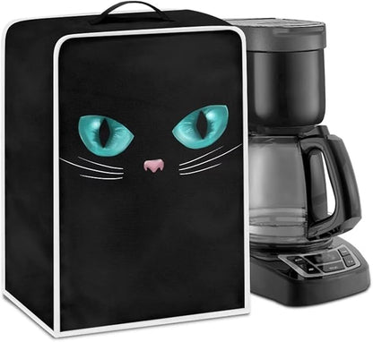 Mumeson Black Cat Coffee Maker Cover Kitchen Stand Mixer or Coffee Maker Covers by Mumeson