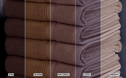 utopia towels 6 pack premium hand towels 16x28, side view