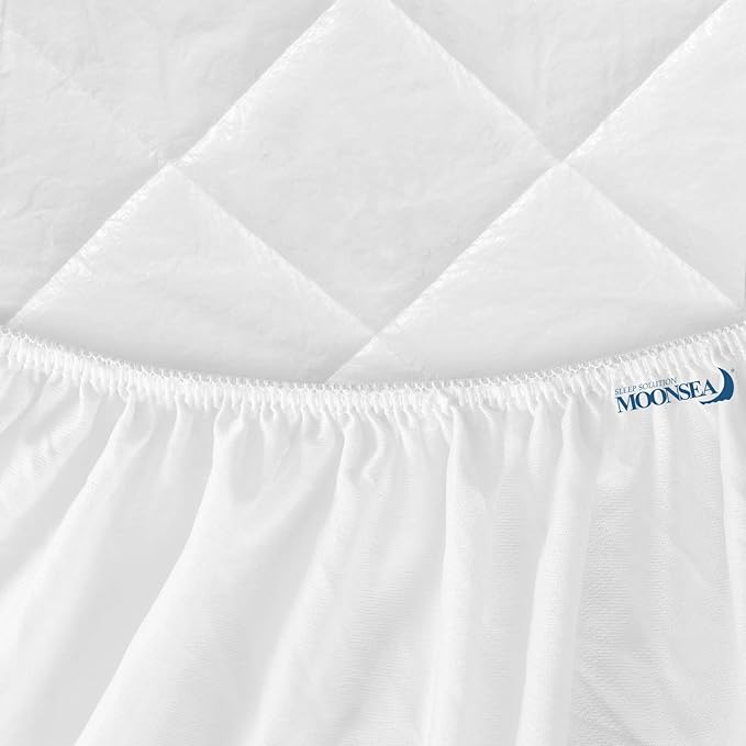 Moonsea Waterproof Three Quarter Mattress Pad, RV Short Full, 48x75 Inch - Image 5
