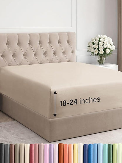 Extra Deep Full Fitted Sheet by CGKUnlimited