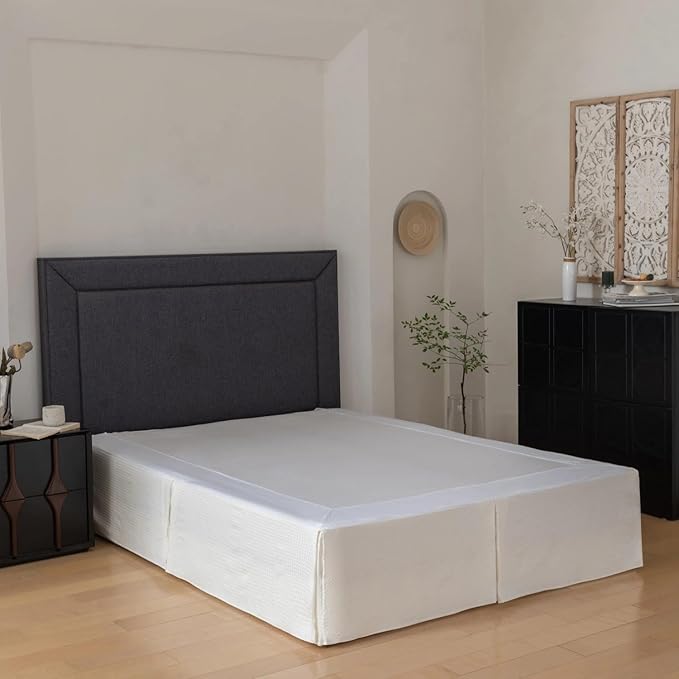 Twin Bed Skirt, Wrap Around Bed Skirt - Image 4
