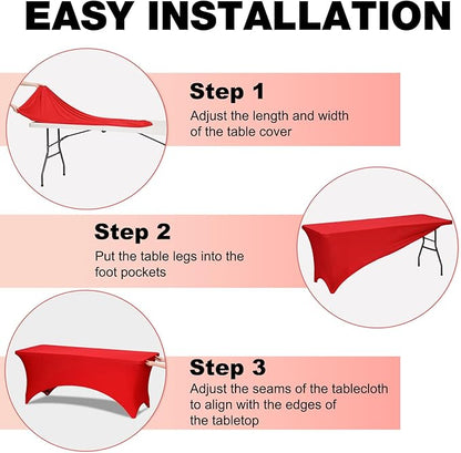 Trlyc 2 Pack 4FT Spandex Table Cloth - Image 5