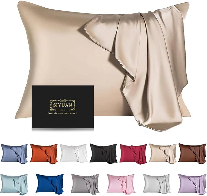 Mulberry Silk Pillowcase for Hair and Skin, Toddler Size Kids Silk Pillow Case by SIYUAN