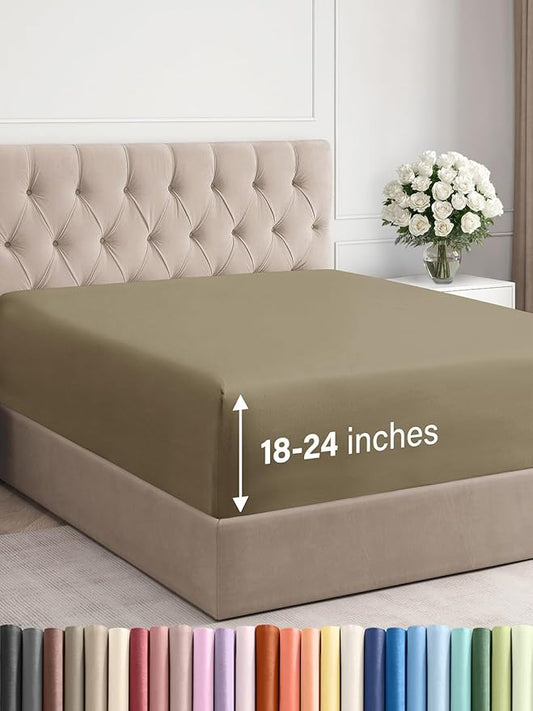 Extra Deep Queen Fitted Sheet by CGKUnlimited