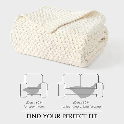EVERGRACEHOME Chunky Chenille Knit Throw Blanket - Image 8