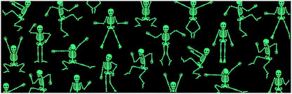 ASPMIZ Halloween Runner Rug, Glow-in-the-Dark Rug Runner Non Slip, Black Rugs with Rubber Back, Washable Rugs for Hallway Laundry Washroom Entryway Home Kitchen, Halloween Decorations, 20" x 60"