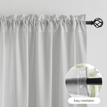Anmao Non-See-Through Privacy Semi Sheer Curtains - Image 7