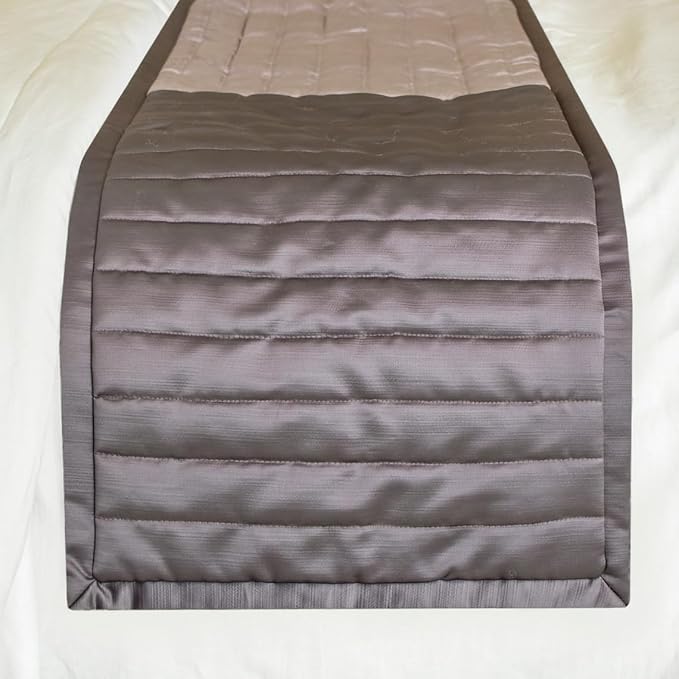 The HomeCentric King/Queen/Twin Purple Luxury King 90"x18" Bed Runner - Image 4