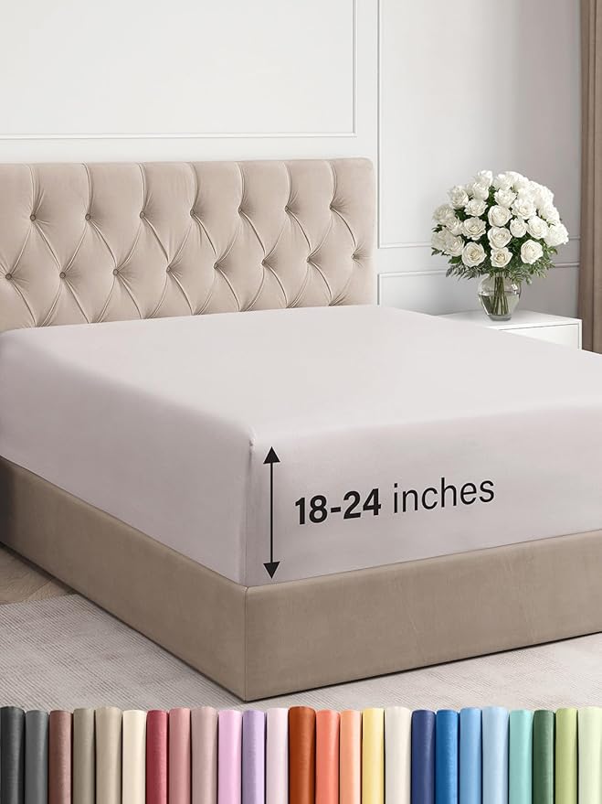 Extra Deep King Fitted Sheet by CGKUnlimited
