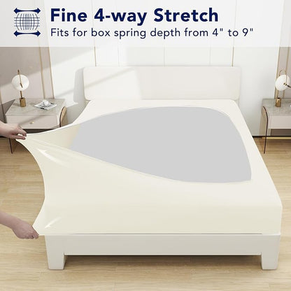 PureFit Stretchy Box Spring Cover Twin - Image 3
