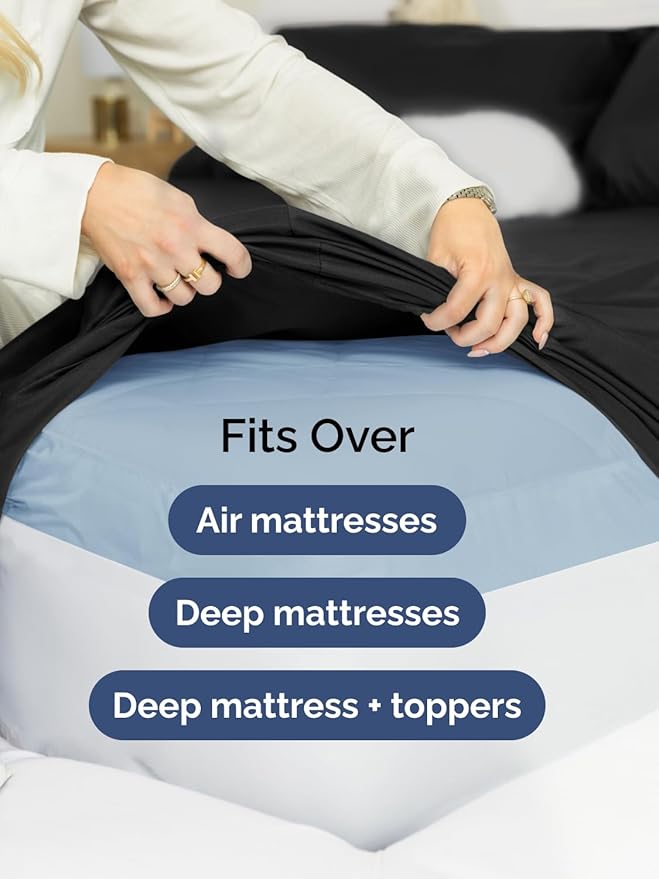 Extra Deep Cal King Fitted Sheet - Image 6