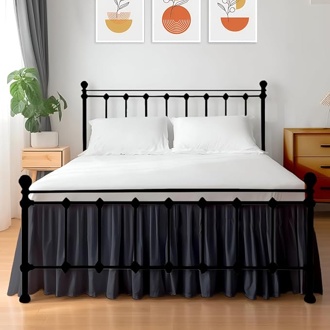 Shreem Linen Ruffled Bed Skirt by SHREEM+LINEN