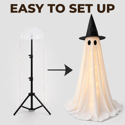 Halloween Decorations Indoor 2 Pack Light Up Ghosts