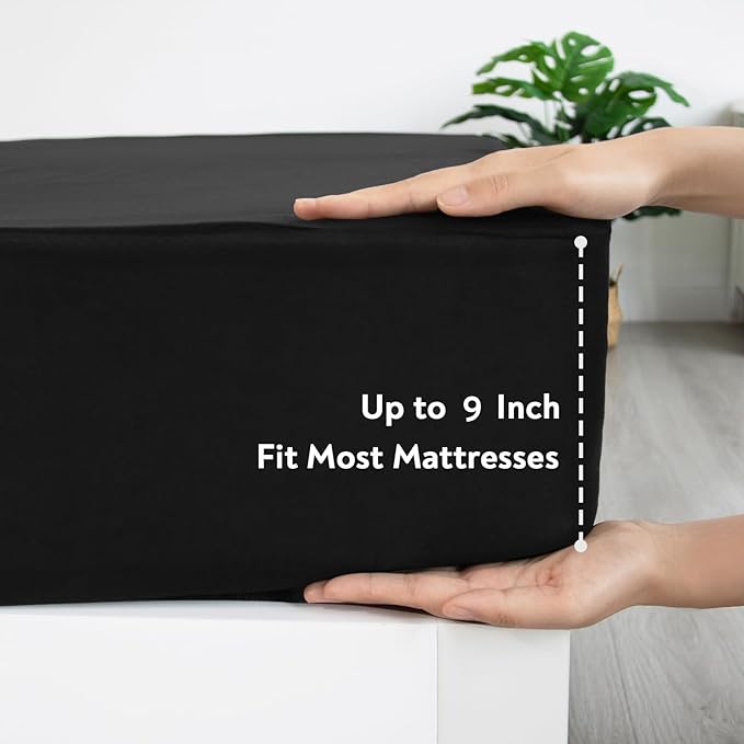 Cot Sheets Fitted Only 31" x 75", Ultra Soft & Breathable Cot Size Bed Sheet Fit - Image 4