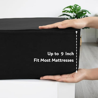 Cot Sheets Fitted Only 31" x 75", Ultra Soft & Breathable Cot Size Bed Sheet Fit - Image 4
