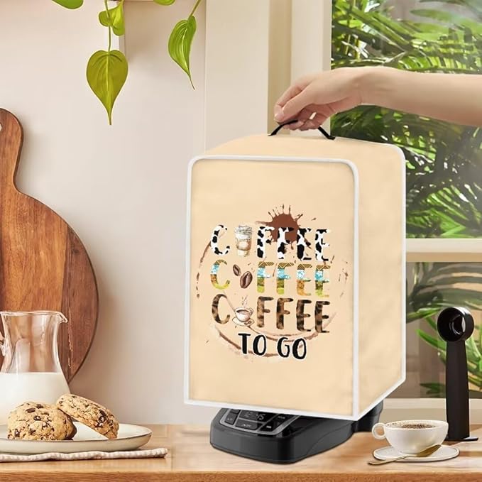 Mumeson Coffee Cup Coffee Maker Cover, Modern Stand Mixer Cover, Coffee Beans - Image 4