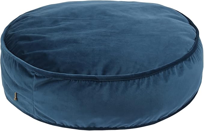 Round Floor Pillow Cover Velvet Throw Seating Pouf Yoga Meditation Cushion by YIUOR