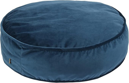 Round Floor Pillow Cover Velvet Throw Seating Pouf Yoga Meditation Cushion by YIUOR