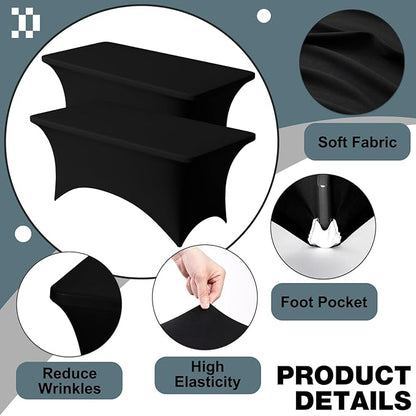 Trlyc 2 Pack 4FT Spandex Table Cloth - Image 3