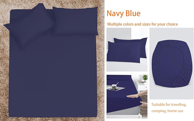 Queen Sheet Sets Air Mattress Sheets - Image 3