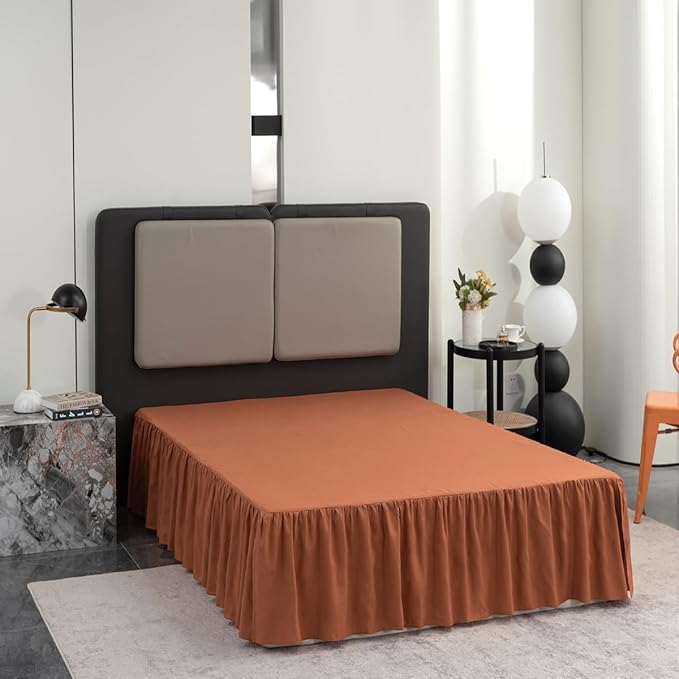 Bed Skirt Queen Size Ruffled Bed Skirt - Image 5
