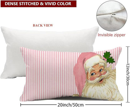 Nostalgic Santa Pillow Cover - Image 3