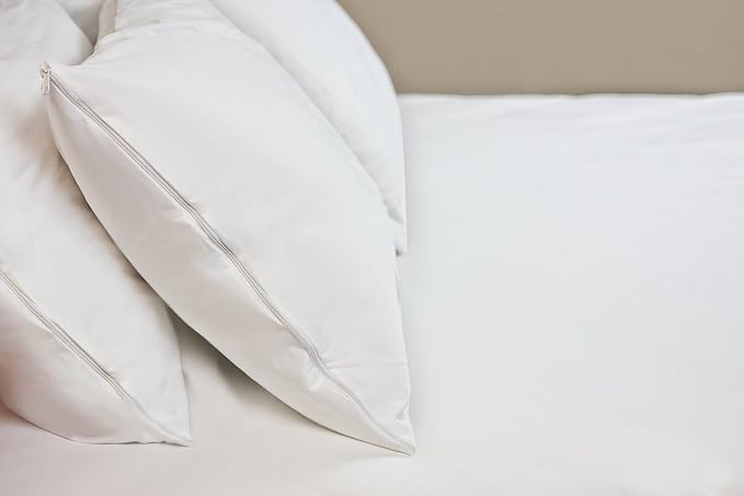 HOSPITOLOGY PRODUCTS Pillow Encasement- Zippered Bed Bug Dust Mite Proof - Image 3