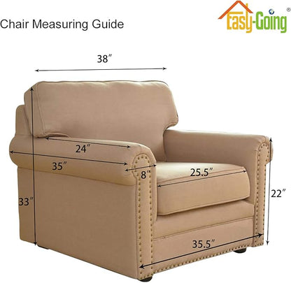 Easy-Going Stretch Chair Sofa Slipcover 1-Piece Couch Sofa Cover Furniture - Image 4