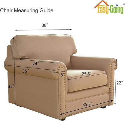 Easy-Going Stretch Chair Sofa Slipcover 1-Piece Couch Sofa Cover Furniture - Image 4
