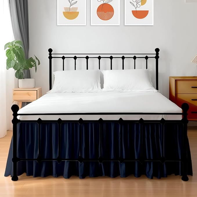 Shreem Linen Ruffled Bed Skirt by SHREEM+LINEN