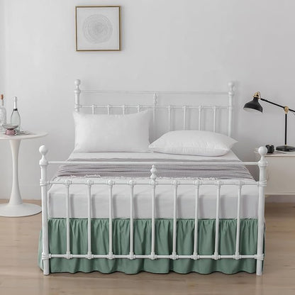 Bed Skirt Twin Size Ruffled Bed Skirt - Image 6