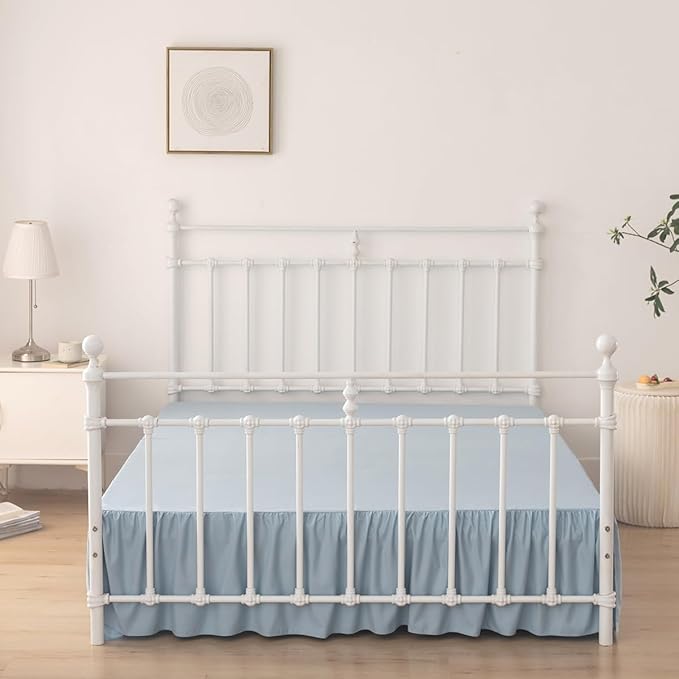 Bed Skirt Queen Size Ruffled Bed Skirt - Image 3
