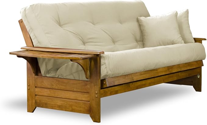Nirvana Futons Brentwood Tray Arm Futon Sofabed Set - Image 4