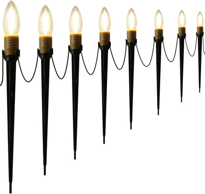 38.5ft christmas pathway lights outdoor, 25pk led c26, main product view