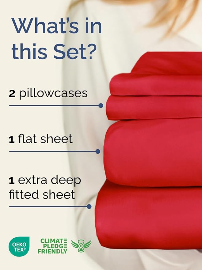 Extra Deep Twin Sheet Set - Image 2