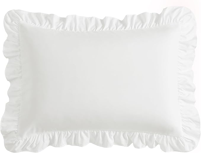 KKJIAF Ruffle Body Pillow Cases Set of 1, Ruffled Pillow Covers - Image 7